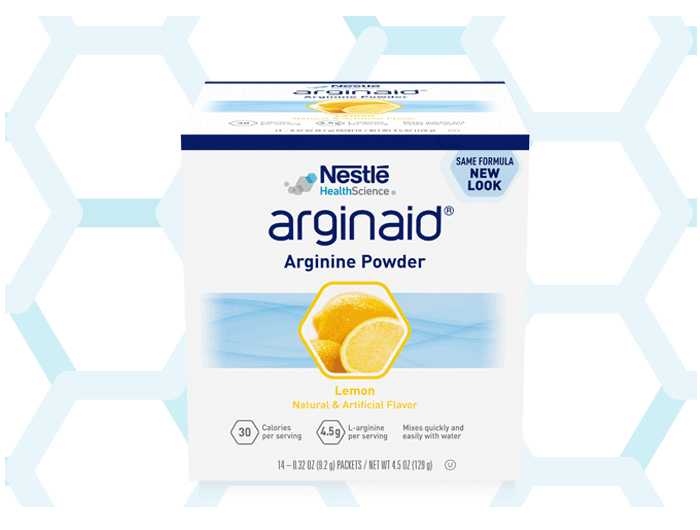 How can ARGINAID® assist the nutritional management of wounds?